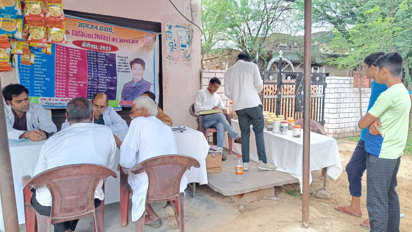 WEEKLY FREE MEDICAL CAMP ORGANIZED AT VILLAGE SABALPURA, CHOMU ON DATED 31 May 2023 PER SCHEDULE