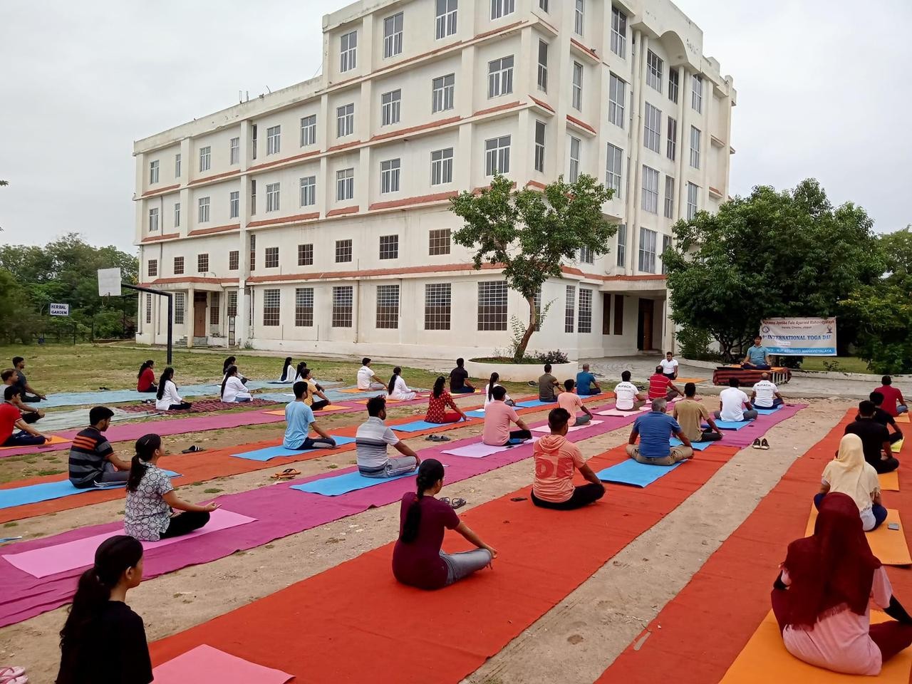 9th International Yoga Day Celebration at MJFACH Campus on dated 21.06.2023